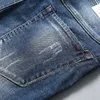 Summer Men's Stretch Short Jeans Fashion Casual Slim Fit High Quality Elastic Denim Shorts Male Brand Clothes 210713