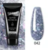 15ml 30ml Tırnak Glitter Altın Folyo Renkli Jeller Kapalı Islatın Nail Art Jel Vernik DIY Çivi Tutkal Sızdırmazlık Katmanı