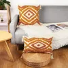 Cushion/Decorative Pillow Boho Throw Covers Tufted Woven Decorative Cushion Cover Luxury Morocco Case For Sofa Bed Farmhouse Home Fall Decor