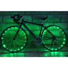 バイクライト20 LED自転車サイクリングスポークホイールリムライトストリングランプ