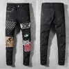 23ss Ripped Fashion Jeans Clothing Designer Pants Light Blue Mens Slim Denim Straight Biker Hole Hip Hop Jeans Men Denims Trouser Classic