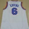 Mens Basketball Jerseys 2 Moses Malone 6 Julius Erving Jersey Blue Red White 32 Julius Erving 13 Wilt Chamberlain Stitched Size S-2XL