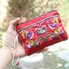 10pcs Bells Chinese style Embroidery Small Satin Pouch Zipper Jewelry Gift Bag Card Holder Women Coin Purse Packaging size 15.5 x 11.5 cm