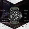 SMAEL 1802 relojes deportivos para hombre, reloj de cuarzo militar de la mejor marca, reloj Digital resistente al agua para hombre, reloj Masculino291G