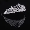 Headpieces Luxury Silver Peacock Crystals Wedding Crowns Shinning Bridal Tiaras Rhinestone Head Pieces Hair Accessories