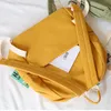 NUFangu Classic Design Solid Color Tkaniny Bawełniane Kobiety Plecaki Moda Dziewczyny Rozrywka Szkolna Student Book Torby Podróż Nastolatek X0529