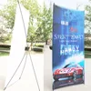 Benutzerdefiniertes X-Banner-Werbedisplay mit tragbarer Tragetasche mit PVC-Druck