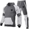 Trend Męska Odzież męska Outdoor Sport Sets Man Casual Sweter Outwear Garnitur Hip-Hop Bluza do biegania Trening Dorywczo 210916