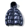 Nieuwe mode dikke warme winddichte kap winter jas mannen parka jas hoogwaardige zwarte goudkleuren mode casual overjassen 210412