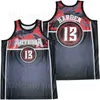 映画Artesia High School James Harden Jersey 13メンズバスケットボールDigi Camo交互の通気性Hiphopチームカラーブラックネイビーブルースポーツシャツユニフォーム