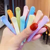 10pcs/Set New Women Girls Colorful Plastic Long Hairpins Wash Face Bangs Simple Hair Clips Barrettes Fashion Hair Accessories