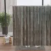 Cortinas de ducha Retro cortina de puerta de madera 3D decoración del hogar tela de poliéster impermeable baño con gancho ambiental