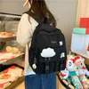 Cute Clouds Women's Travel Backpack Nylon School Bag for Teenage Girls Student Book Laptop Rucksack Mochila Female Schoolbag 210929