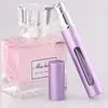 5ml perfume spray bottle mini Push portable 7-color flat-head anodized aluminum Fragrance tube parfum empty
