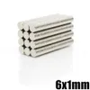 Wholesale - In Stock 500pcs Strong Round NdFeB Magnets Dia 6x1mm N35 Rare Earth Neodymium Permanent Craft/DIY Magnet