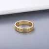 Har frimärke par ring personlighet guld silver pläterad för mens och kvinnor engagemang bröllop smycken älskare gåva