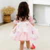 Spanska Baby Dress Girl Lolita Princess Dresses Barn Tecknad Broderi Kläder Spädbarn Birthdace Lace Ball Gown Girls Vestido 210615