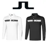 Magliette da golf jl abbigliamento autunno Men039s maniche lunghe che allunga la camicia rapida maschi