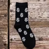 Mannen US Dollar Print Katoen Sokken Ademend Casual Sport Sock Mode Hosiery Hoge kwaliteit 5 kleuren