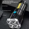 Zaklampen fakkels led hoge lumen USB oplaadbare handheld ipx5 waterdichte camping outdoor noodsituatie