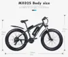 26-Zoll-Elektrofahrrad 1000W Ebike-Stadt Fettreifen Fahrrad Mountainbike 17ah 48V Lithium-Batterie E-Bike Shimano 7 Geschwindigkeit Moped Shengmilo