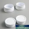 30pcs Empty white Plastic Sample Container with screw cap 50ml 50g Cosmetic cream serum Jar case can LZ0778 Factory price expert design Quality Latest Style Original