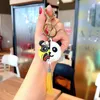 Creative Chinese Style National Tide Face-changing Panda Tassel Keychain Pendant Cute Car Bag Pendant Key Ring Gift Accessries G1019