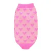 Hondenkleding Kleding Liefde Hart Huisdier Winter Wollen Trui Truien Puppy Kleding Warme Zachte Hoge Kraag Jas