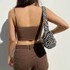 Sommar Streetwear Y2K Lace Trim Brown Top Cami Fashion V Neck Clubwear Crop Women Backless Sexy Party S 210514