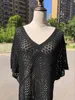 Crochet Knitted Beach Cover up dress Tunic for Pareos Bikini Swim cover Sarong Bathing suit s #Q514 210420