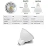 Birnen 10 Stück dimmbare COB-LED-Strahler Lampen GU10 GU5.3 MR16 Strahler 220 V 110 V Bombilla Ampulle Ampolleta 7 W Home BedroomLED