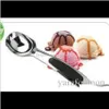 Accessoires de cuisine professionnels Fournitures Ice Sorbet Ball Scoop Melon Fruit Cuillère Outils Guqyg Ebewn