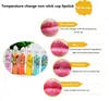 24pcs/lot Wholesale Cute Lipstick Wax Fruit Flavor Lip Balm Moisturize Makeup Fuller Lips Gloss Colour Magic Batom