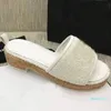 Moda-Diseño de lujo Diapositivas Mujer Mulas Fetiche Sandalias de verano Zapatillas Plataforma de baile Zapatos de stripper