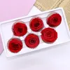 Eternal Rose Real Preserved Roses Flower in Gift Box for Mom Wife Girlfriend Anniversary Mother's or Valentine's Christmas Day Luxury Red Pink White