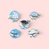 Animal Whale Sailboat Planet Cowboy Pins Geometric Moon Star Wave Badge Accessories Unisex Cartoon Clothes Collar Bags Brooches Or7813810