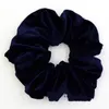 Duży rozmiar Velvet Hair Scrunchie Hairband Dla Kobiet Dziewczyny Elastyczne Gumki Opaski Pałąki Gumy Włosy Krawat Krawat Ponytail Holder 20szt