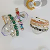 Perlen-Stirnband für Mädchen, bunte Edelstein-Strass-Stirnbänder, Damen-Kronen-Blumen-Haarbänder, Kopfwickel, Diamant-Haar-Accessoires