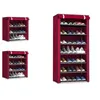 Solide Couleur Double Rangées Haute Qualité Chaussures Armoire Chaussures Rack Grande Capacité Chaussures De Stockage Organisateur Étagères DIY Meubles De Maison 210609