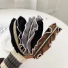 Vintage inci dalga kat çerçeve hairband kadın örgü kafa kızlar saç aksesuarları opaska yapmak wlosow diademas şapkalar