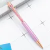 NEW Four-leaf clover Ballpoint Pens Bling Little Crystal Metal Pens School Office Writing Supplies Business Pen Stationery Student