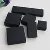 Vintage DIY Kraft Paper Box Womens Necklace Jewelry Container Black Ornaments Packing Gift Case Hot Selling New 1 3ls10 L2