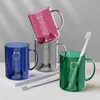 Soporte para cepillos de dientes ZL0432 Ligero Lujo Resistente al desgaste Durable Taza para cepillos de dientes Vaso para baño Taza para cepillos de dientes Tazas para enjuague bucal Tazas para la boca Almacenamiento de pasta de dientes