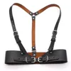 Cinture Moda Pu Leather Body Bondage Stile Punk Femminile Harajuku O-Ring Giarrettiere Cintura Cage Sculpting Harness Waisband Strap Suspend267M