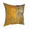 Gustav Klimt Adele Bloch-Bauer I Pillow Cover Home Decorative Cushion Throw For Living Room Double Sided Printing Cushion/Decorative