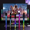 الجديد!!! RGB Voice-Invented Pickup Light Light، الإبداعية الملونة التحكم في الصوت المحيط مع 32 بت مستوى الموسيقى مؤشر سيارة سطح المكتب أدى ضوء ضوء الجملة