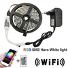 LED Light Strips Bluetooth Controller WiFi Elastyczny RGB 5050 Dekoracja Wróć światła Lampa Night Lighting Luminous String na sypialnię