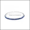 Bracelets de tênis Jóias Bracelet de cristal CZ boêmia para homens homens cubic zirconia wedding hip pop secasia entrega de gota 28682415