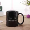 Cute Devil Cup Hot Reaction Coffee Cup 330ml Creative Color Changing Ceramic Magic Tea Milk Coffee Mug Funny Gift To Friends 210409