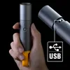Ficklampor facklor o LED Power Ultra Bright Torch 5 Ljuslägen Zoombar utomhus camping cykelljus 18650 litiumbatteri